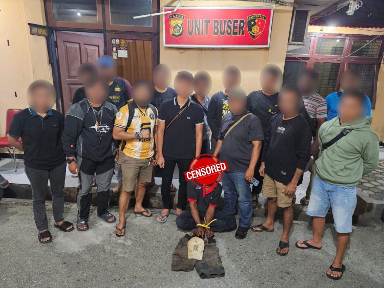 Polisi berhasil mengamankan AM di dermaga dan langsung dibawa ke Mapolres Jayapura. (Foto : Istimewa)