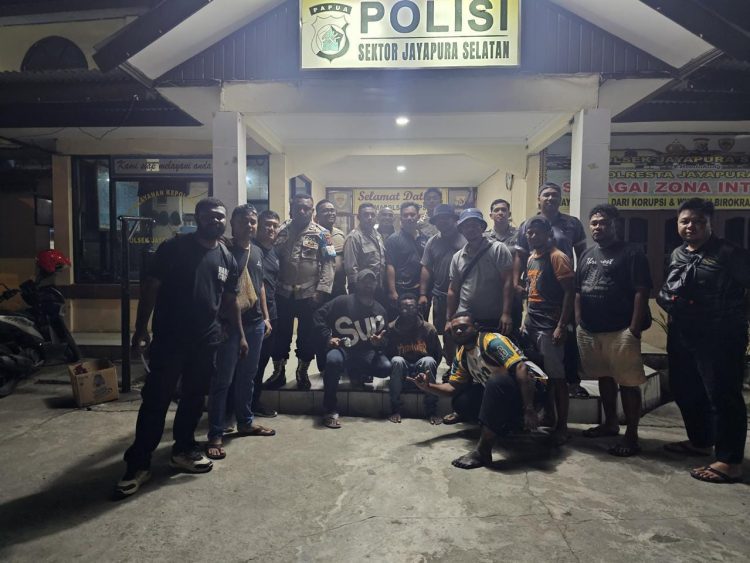 Tim gabungan Opsnal Reskrim saat gagalkan pelaku Curas. (Foto : Istimewa)