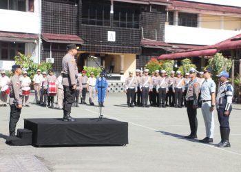 Wakapolda Papua Pimpin Apel Gelar Pasukan Operasi Keselamatan Cartenz Polda Papua Tahun 2025