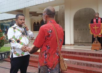 DPR Papua Bantu Pembangunan Gedung GKI Pengharapan Jayapura