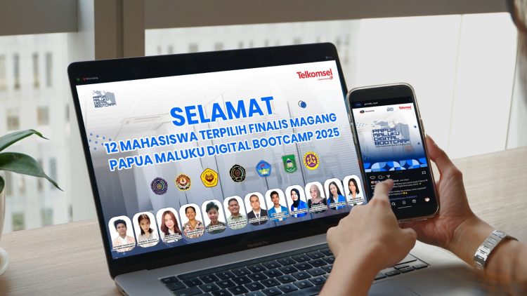 Pengumuman para Finalis dilakukan secara online pada Online Session Papua Maluku Digital Bootcamp Final 2024/25. (Foto: Istimewa)