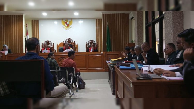 Sidang lanjutan korupsi dana PON Papua di PN Jayapura. (Foto : Istimewa)