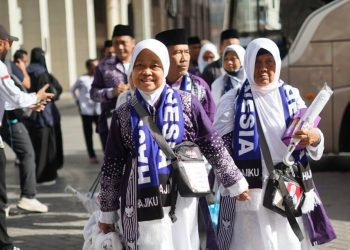 1.139 Jemaah Haji Indonesia dari Tiga Embarkasi Tiba Perdana di Madinah