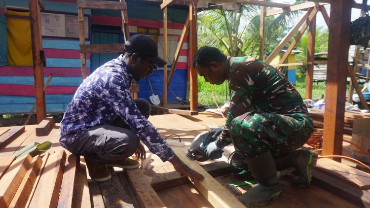 Kodim 1710/Mimika resmi membuka kegiatan TNI Manunggal Membangun Desa (TMMD) ke-124 Tahun 2025. (Foto: NM)