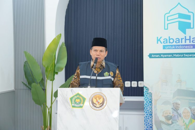 Direktur Pelayanan Haji Dalam Negeri, M. Zein, dalam konferensi pers yang digelar di Jakarta. (Foto: Istimewa)