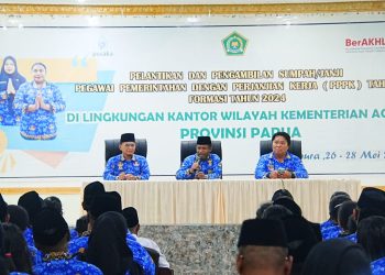 375 PPPK Kemenag di Papua Resmi Dilantik, Kakanwil Tekankan Profesionalisme dan Etika ASN