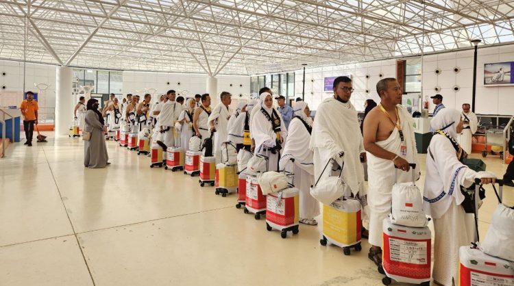 Seluruh jemaah haji reguler Indonesia tahun 1446 H/2025 M kini telah tiba dengan selamat di Tanah Suci. (Foto: Istimewa)