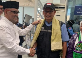 Kepala BP Haji Lepas Kepulangan Kloter 2 Debarkasi Makassar dari Madinah