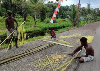 Warga Pigapu Sambut Meriah Penutupan TMMD ke-124 Kodim 1710/Mimika