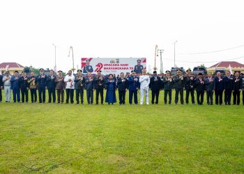 Pangdam XVII/Cenderawasih Hadiri Upacara dan Syukuran HUT Bhayangkara ke-79 di Mapolda Papua