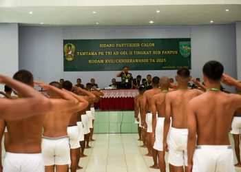 Pangdam XVII/Cenderawasih Pimpin Sidang Pantukhir Calon Tamtama PK TNI AD Gelombang II Tahun 2025