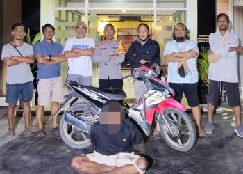 Transaksi Motor Curian Dibayar Ganja, Remaja 18 Tahun Diringkus Tim Paniki Polsek Sentani Kota