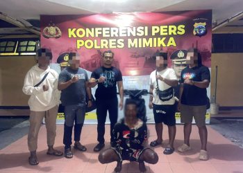 Polres Mimika Tangkap Residivis Curanmor di Kawasan Jayanti