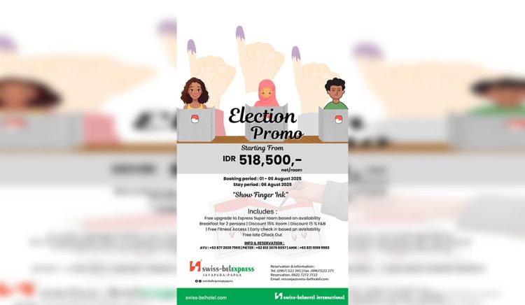 Promo spesial bertajuk “Election Promo”, sebuah penawaran eksklusif bagi para pemilih yang ingin tetap nyaman dan santai. (Foto: Istimewa)