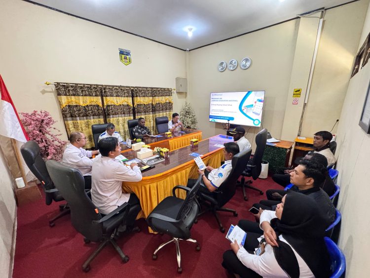 BPJS Kesehatan Kabupaten Puncak Jaya menggelar sosialisasi di Kantor Diskominfo setempat. (Foto: Istimewa)