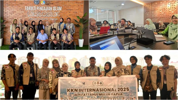 11 mahasiswa IAIN Fattahul Muluk Papua saat melaksanakan KKN di UKM. (Foto : Istimewa)