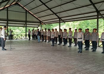 Polres Supiori Siagakan 62 Personel Amankan PSU Pilgub Papua