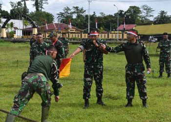 Kodim 1710/Mimika Gelar Lomba dan Bakti Sosial Meriahkan HUT RI ke-80