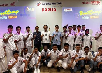 21 Siswa Jurusan TSM SMKN 3 Jayapura Antusias Ikuti Pelatihan Kreator Konten dari Astra Honda Motor 