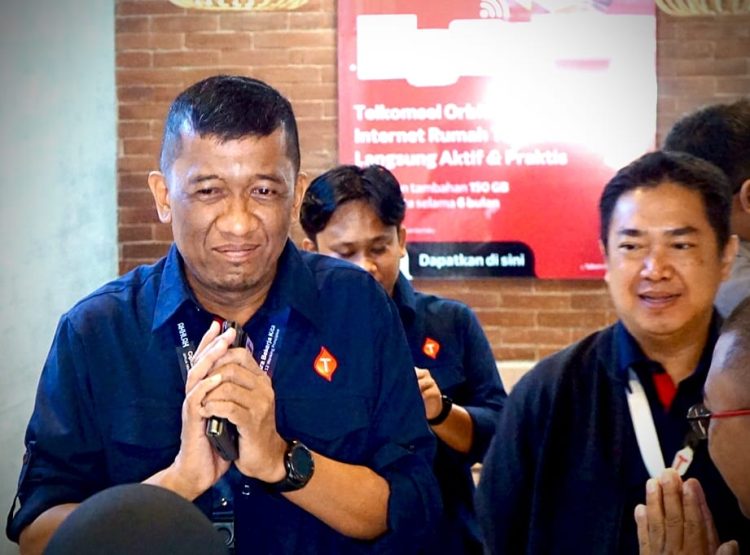 General Manager Region Network Operations and Productivity Telkomsel Maluku and Papua, Yasrinaldi. (Foto: Darul Muttaqin)