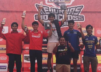 Crosser Astra Honda Kembali Melesat Bawa CRF Raih ‘Back To Back’ Podium di Kejurnas Motocross