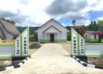 TMMD ke-125 Wujudkan Harapan Jemaat GKI Talitakum, Gereja Baru Berdiri di Pedalaman Makimi-Nabire