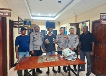 Polsek KPL Jayapura Gagalkan Penyelundupan 370 Gram Ganja di KM Ciremai