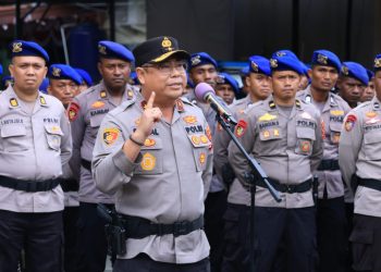 1.456 Personel Polda Papua Dikerahkan dalam Apel Siaga 1