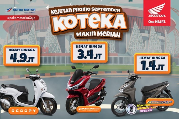 Program spesial bagi konsumen setia Honda melalui promo “Koteka Makin Meriah”. (Foto: Istimewa)