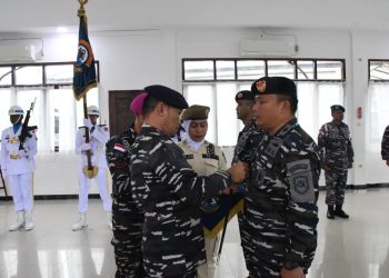 Letkol Laut (P) Bekti Sutiarso Resmi Jabat Danlanal Timika