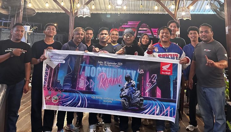 Perayaan malam penuh kebersamaan ini dihelat bersama Paguyuban Honda Motor Jayapura. (Foto: Istimewa)