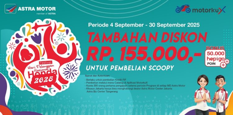 Astra Motor Papua menghadirkan promo menarik bertajuk “Satukan Hati, Satukan Semangat”. (Foto: Istimewa)