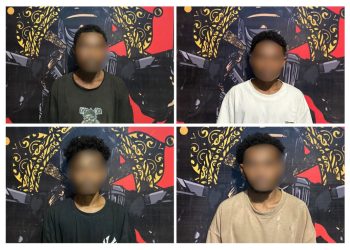 Polresta Jayapura Kota Amankan Empat Terduga Pelaku Pengeroyokan di Argapura Rasta Rap
