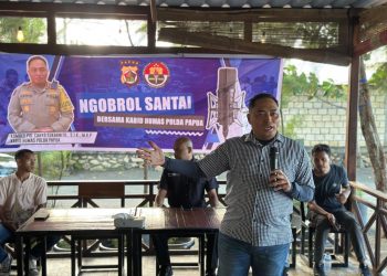 Kabid Humas Menyapa, Polda Papua Ajak Generasi Muda Lawan Hoaks dan Jaga Keamanan