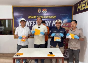 Berkas Lengkap, Polres Merauke Resmi Limpahkan Tersangka dan Barang Bukti Narkotika ke JPU