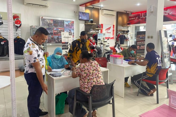 Showroom Event Cek Kesehatan Gratis bagi konsumen setia Honda. (Foto: Istimewa)