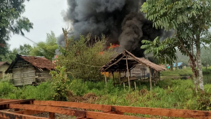 Satgas Damai Cartenz Selidiki Penembakan dan Pembakaran Rumah Warga di Asmat
