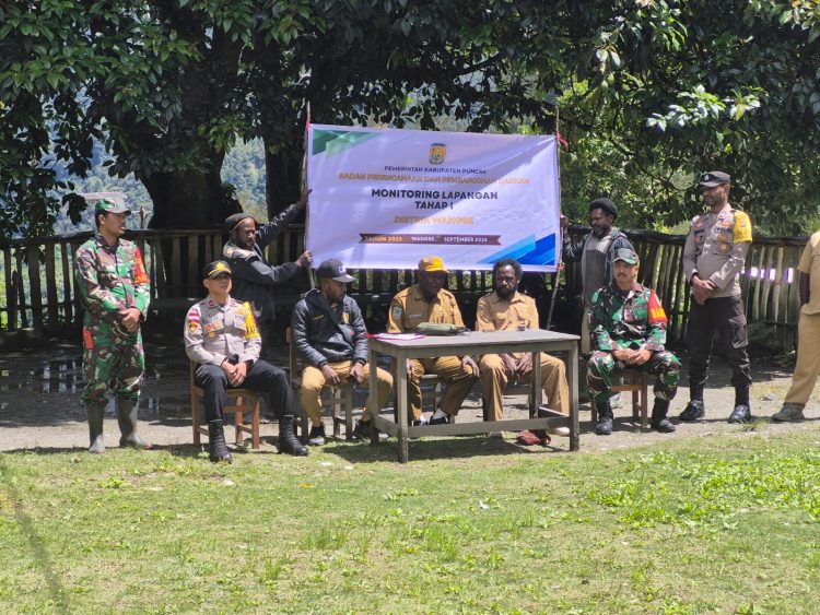 Tim Bappeda, gelar kegiatan monitoring dan evaluasi fisik dan non fisik 2025, di Gome, Ilaga, Sinak, Beoga, Doufo dan agandugume. (Foto: Istimewa)