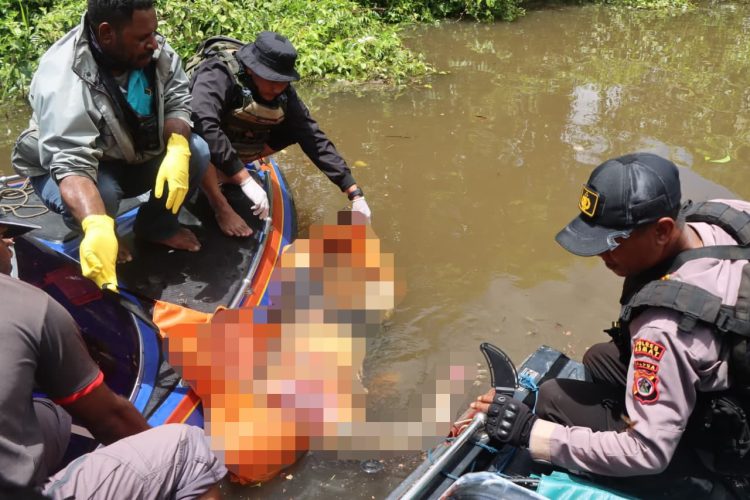 Jenazah almarhum Indra Guru Wardana, korban penembakan di Kampung Ulakin berhasil ditemukan. (Foto: Istimewa)