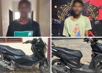 Dua Motor Curian Diamankan, Polisi Tangkap Pelaku Curanmor di Abepura dan Waena