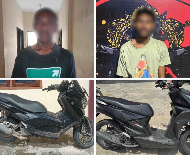 Kedua pelaku kini telah diamankan dan sedang menjalani proses hukum lebih lanjut sesuai dengan Pasal 363 KUHP. (Foto: Istimewa)