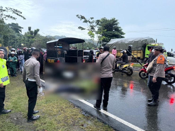 Kecelakaan Ganda di Sentani, Pelajar Tewas Usai Terlindas Truk