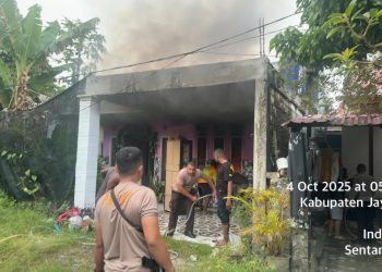 Kebakaran Hanguskan Rumah di Sentani, Kerugian Capai Rp250 Juta