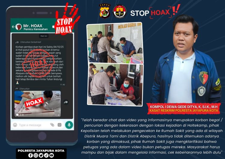 Informasi yang beredar luas di media sosial adalah hoaks. (Foto: Istimewa)