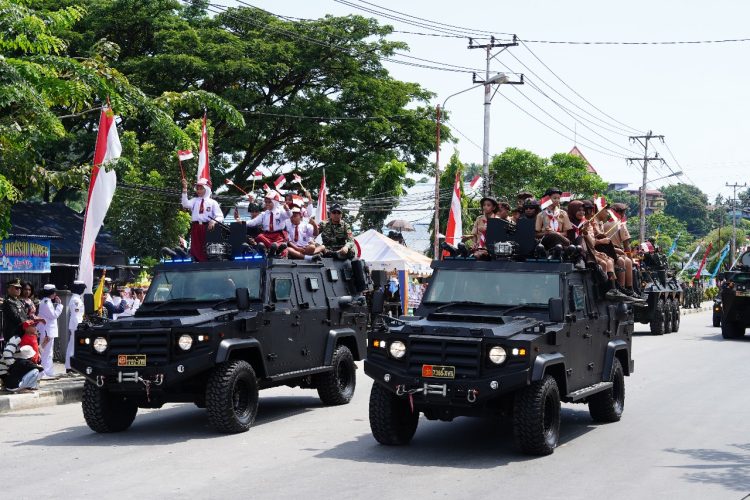 Upacara Peringatan Hari Ulang Tahun (HUT) ke-80 Tentara Nasional Indonesia (TNI). Foto: Istimewa