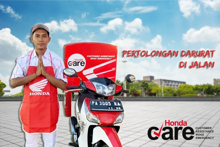 Honda CARE siap memberikan bantuan darurat bagi pelanggan yang mengalami berbagai kendala, seperti ban bocor, rantai lepas, motor mogok, atau aki lemah. (Foto: Istimewa)