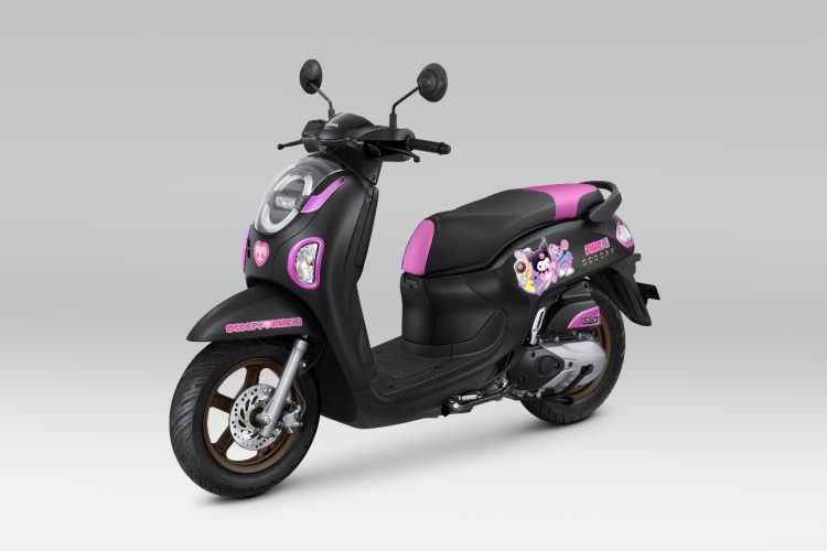 Honda Scoopy edisi terbatas Kuromi. (Foto: Istimewa)