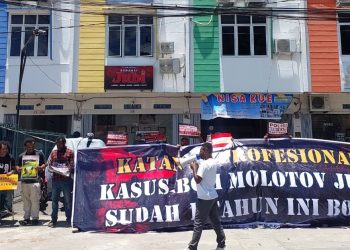 Kebebasan Pers Terancam: Koalisi Jurnalis Papua Minta Kasus Bom Molotov Jubi Diusut Tuntas
