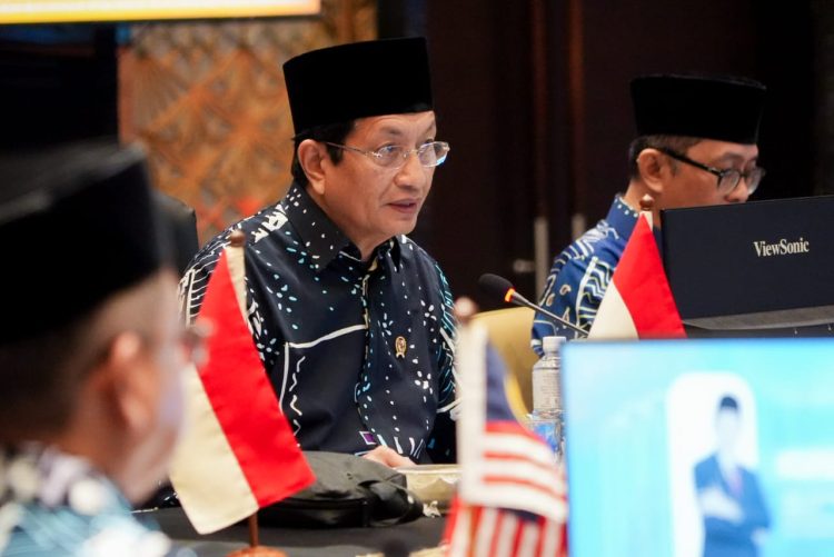 Menteri Agama RI Nasaruddin Umar dalam MABIMS ke-21 di Malaysia. (Foto: Istimewa)