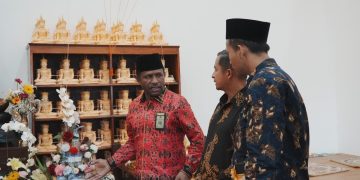 Simbol Toleransi, Batu Pertama Kelenteng Dharma Agung Sakti Diletakkan di Sentani
